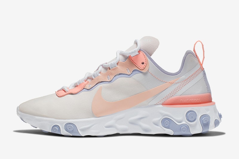 Nike React Element 55 全新「Pale Pink」配色