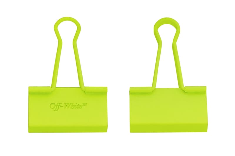 Off-White™ 推出全新「長尾夾」配件系列