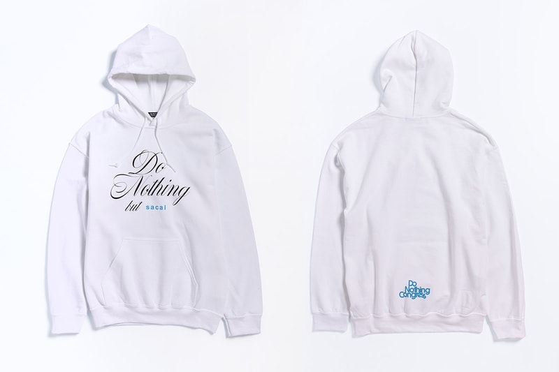 sacai 與 fragment design 推出全新「Do Nothing but sacai」別注系列