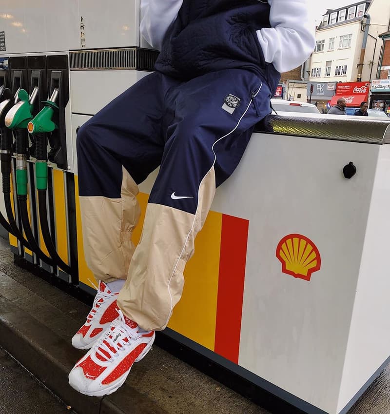 Supreme x Nike 全新聯名 Air Max Tailwind 4 紅色版本曝光