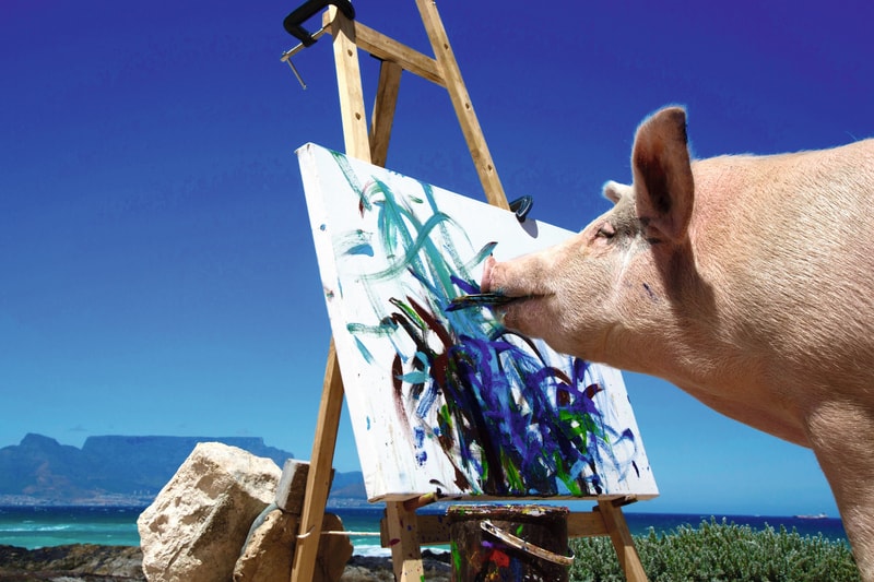 Swatch 與「豬界畢加索」Pigcasso 推出限量腕錶