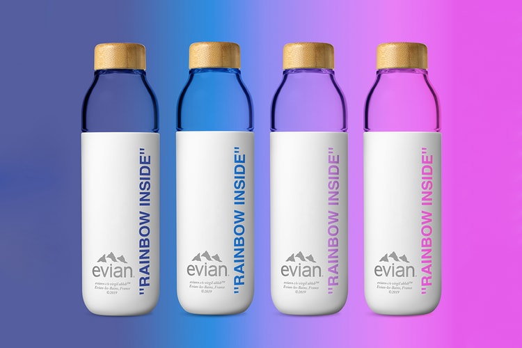 Virgil Abloh x Evian 联名别注 Soma 玻璃水瓶將再度上架