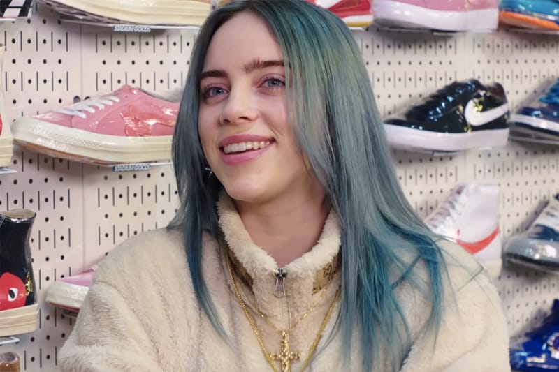 人氣另類女歌手 Billie Eilish 作客最新一期《Sneaker Shopping》