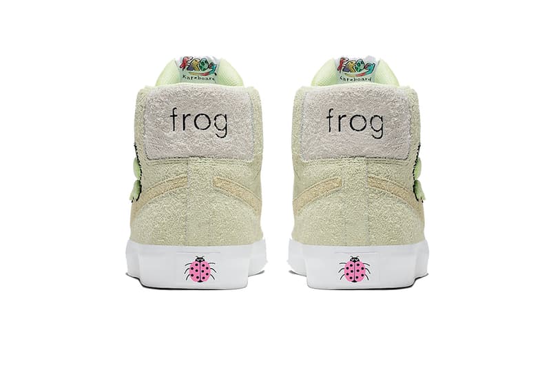 Frog Skateboards x Nike SB 聯名 Blazer Mid 鞋款