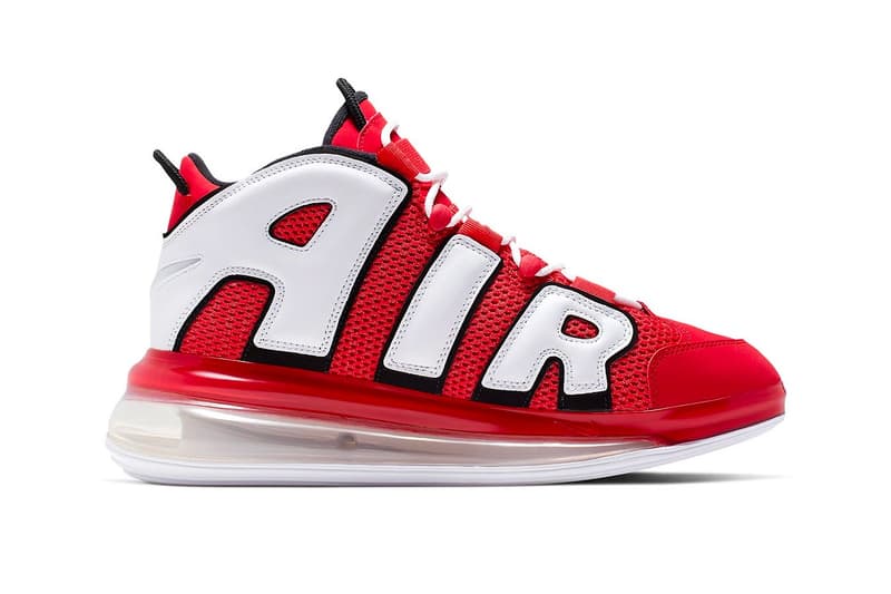 Nike Air More Uptempo 720 全新「University Red」配色