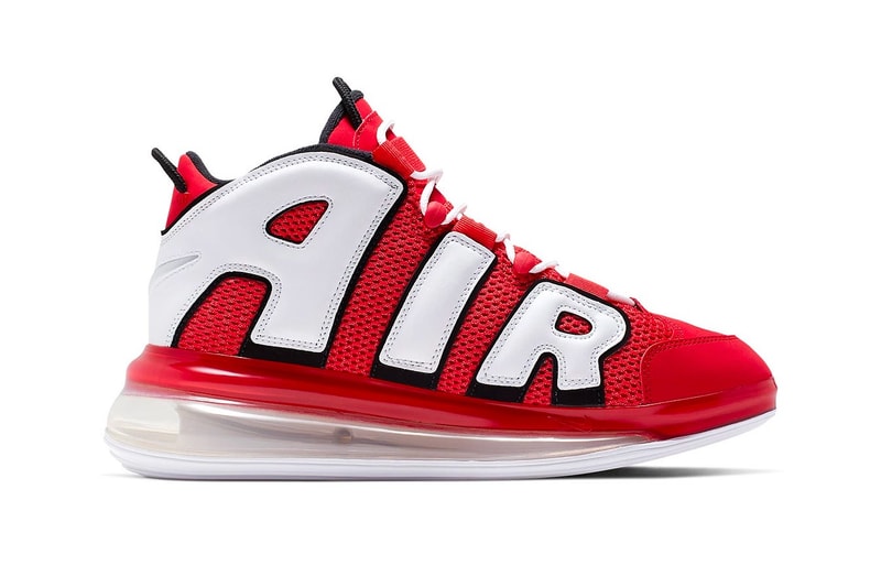 Nike Air More Uptempo 720 全新「University Red」配色