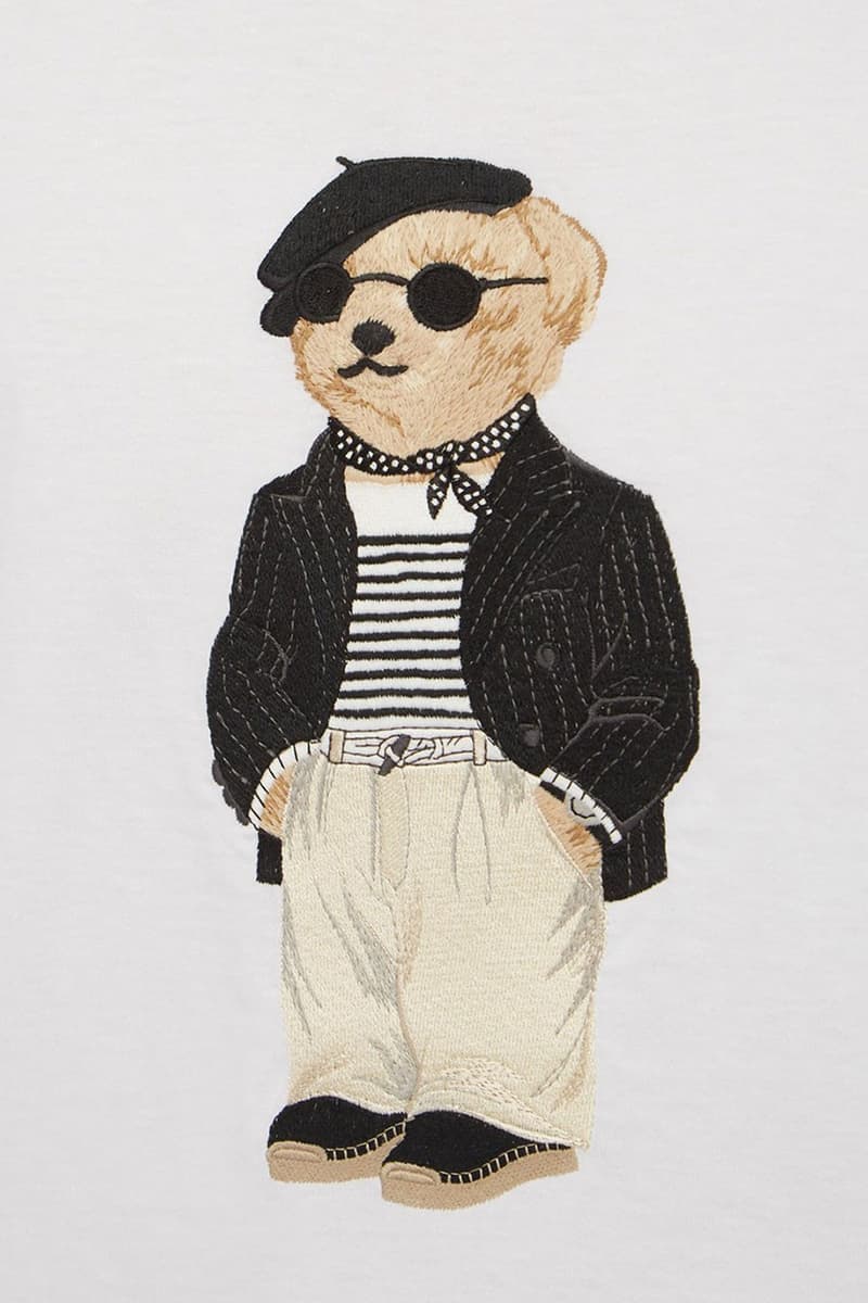 Ralph Lauren 頂級支線 Purple Label 打造「Polo Bear」刺繡 T-Shirt