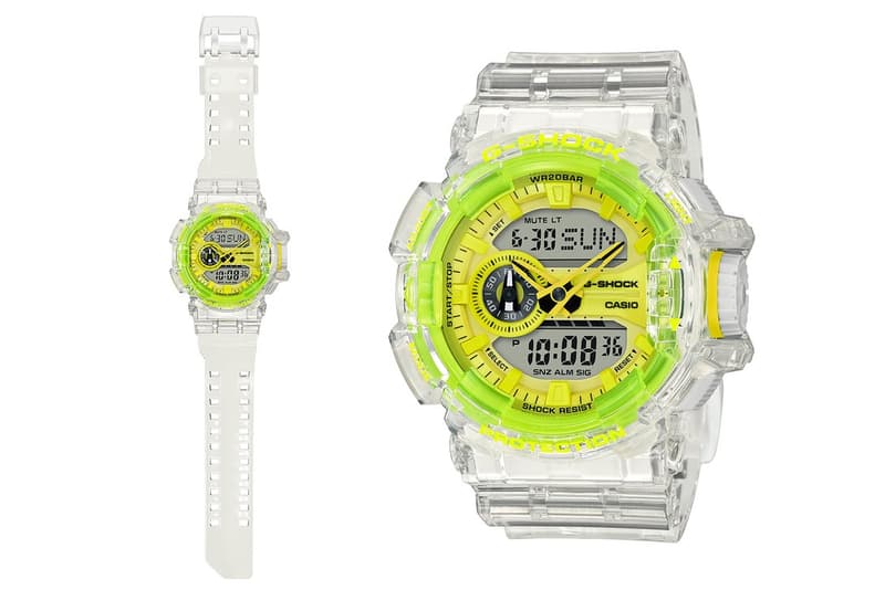 G-SHOCK 推出 90s 復古透明殼手錶系列