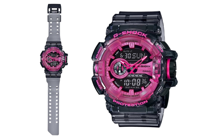 G-SHOCK 推出 90s 復古透明殼手錶系列