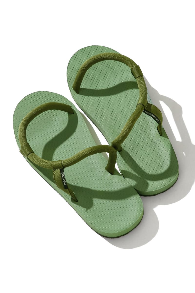 mont-bell x B:MING by BEAMS 別注拖鞋系列