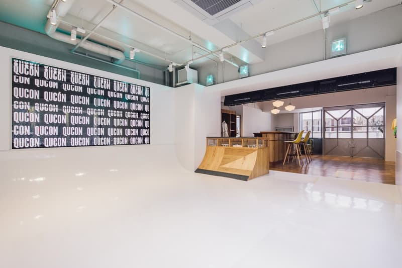fragment design 聯名企劃－東京超注目滑板店 Qucon 開催