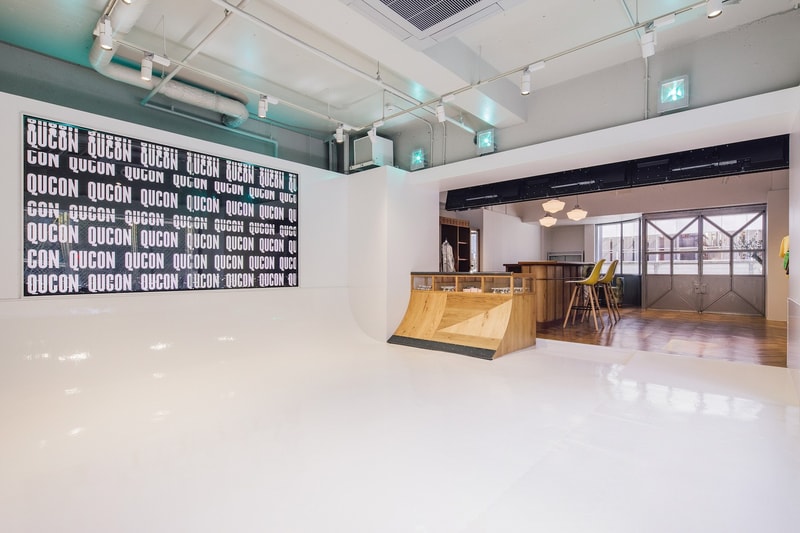fragment design 聯名企劃－東京超注目滑板店 Qucon 開催