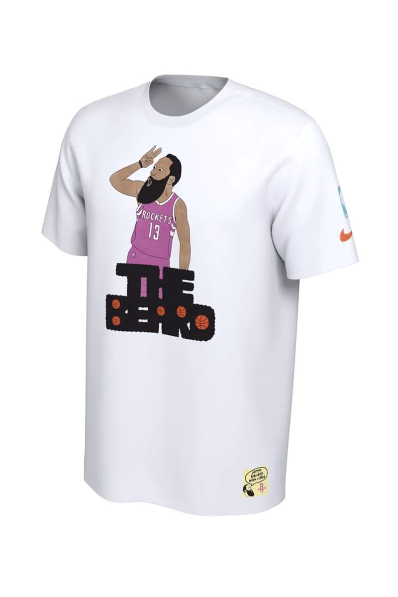 Nike 攜手藝術家 Gangster Doodles 為 NBA 球星打造專屬限定 T-Shirt