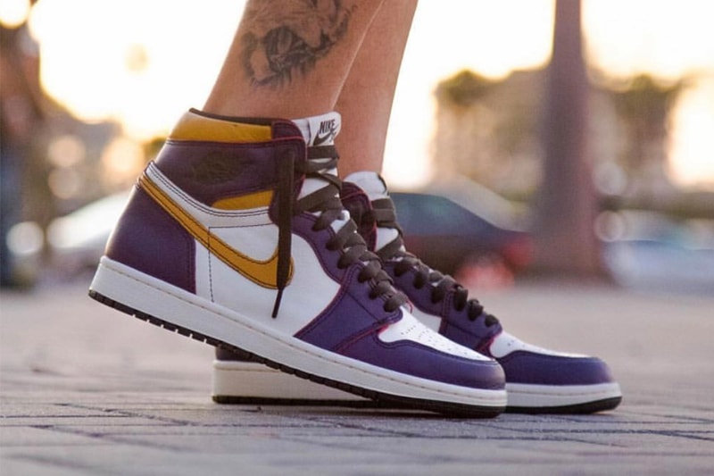 搶先預覽 Nike SB x Air Jordan 1 全新「Lakers」别注配色
