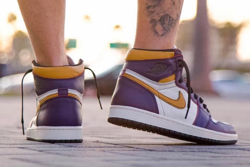 搶先預覽 Nike SB x Air Jordan 1 全新「Lakers」别注配色
