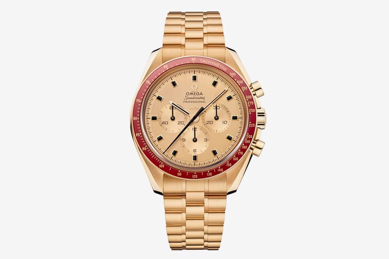 OMEGA 打造登月 50 週年 18K Gold Speedmaster 別注錶型