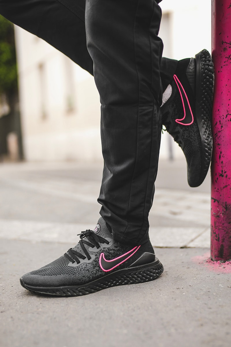 獨家近賞 Paris Saint-Germain x Nike Epic React Flyknit 2 全新聯名設計