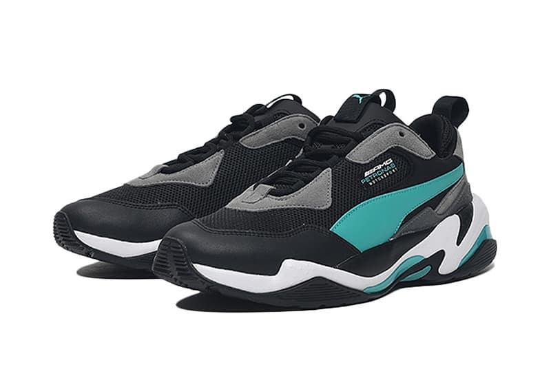 PUMA x Mercedes-AMG Petronas Motorsport 車隊推出別注 Thunder Spectra 鞋款