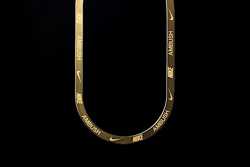 AMBUSH x Nike 全新聯名 HERRINGBONE NECKLACE 项链釋出