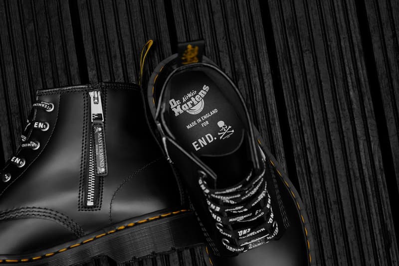 END. x MASTERMIND WORLD x Dr. Martens 三方聯名 101 Boot 登場
