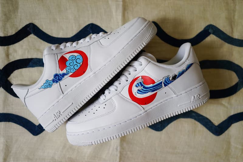 Simple Union 攜手 The Flying Hawk Studio 打造全新客製鞋款 Air Force 1「Ukiyo-E」