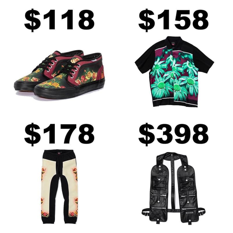 Jean Paul Gaultier x Supreme 2019 春夏聯名系列定價曝光