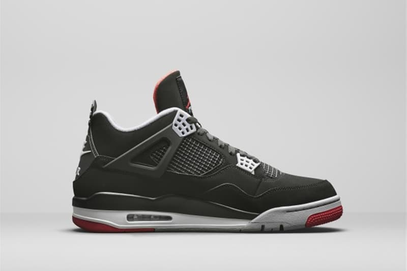 Jordan Brand 正式發佈 Air Jordan 4「Bred」最新復刻版本