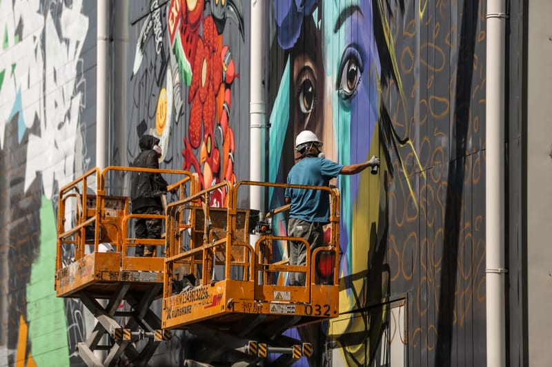 直击第二届「JOY IN BOTTLE」国际涂鸦赛事现场