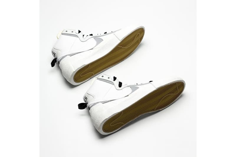 搶先預覽 sacai x Nike 聯名 Blazer with the Dunk 白灰版本