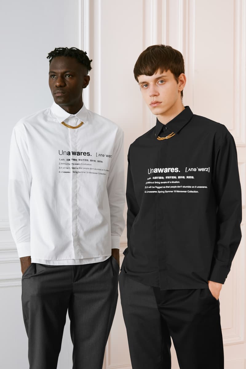 Unawares 2019 春夏系列 Lookbook 正式發佈