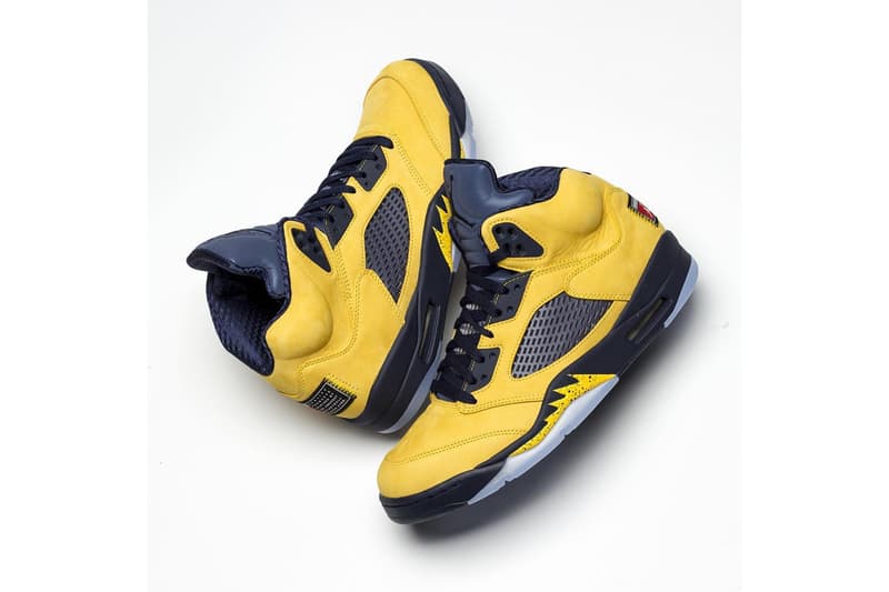 搶先預覽 Air Jordan 5 全新「Michigan」配色