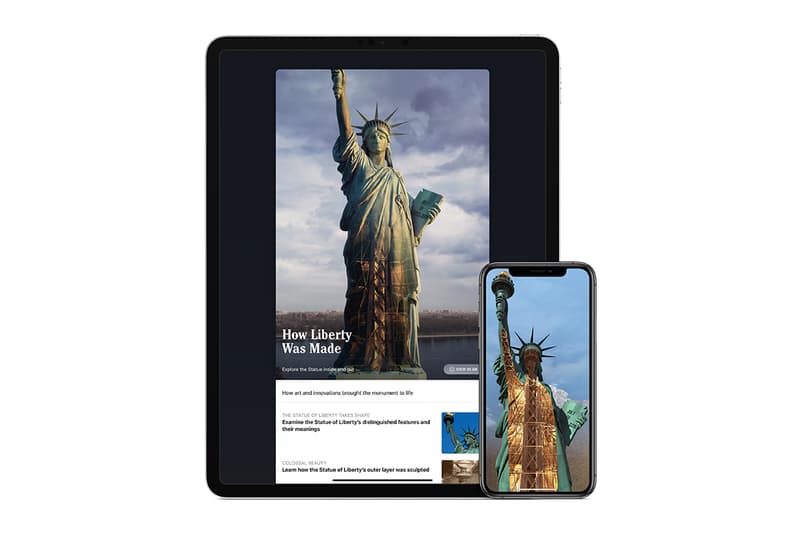 通过《Statue of Liberty》全新 AR 體驗了解美國自由女神像