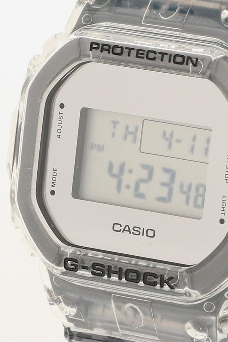 BEAMS x G-SHOCK 全新聯名「Clear Skeleton」腕表