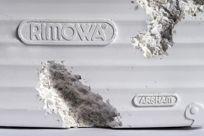 Daniel Arsham 攜手 RIMOWA 創作復古行李箱雕塑作品