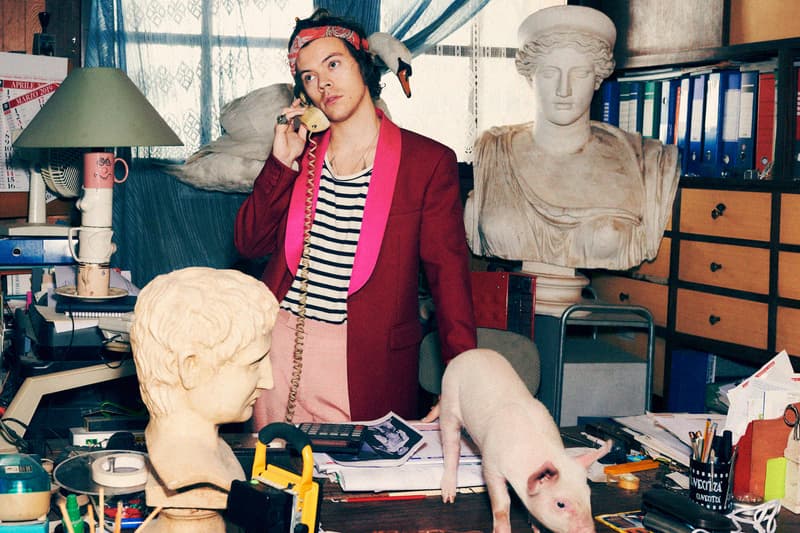 Harry Styles 演繹 Gucci 2019 早秋男士正裝系列廣告大片