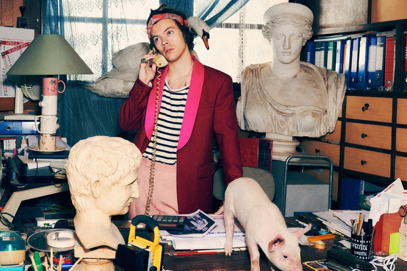 Harry Styles 演繹 Gucci 2019 早秋男士正裝系列廣告大片