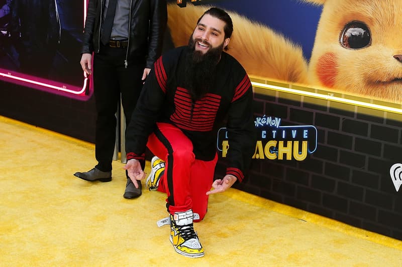 客製版 Off-White™ x Air Jordan 1 亮相《Pokémon: Detective Pikachu》首映禮