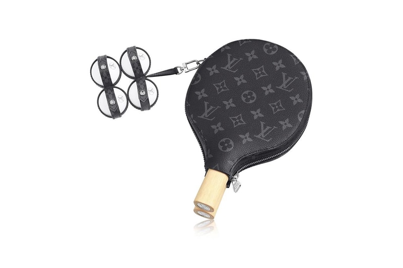 Louis Vuitton 奢豪乒乓球拍套裝上架