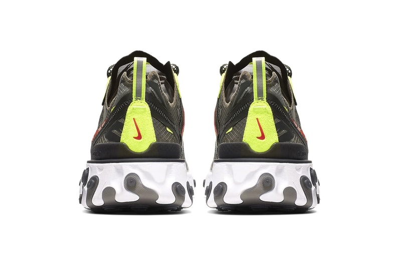 Nike React Element 87 全新「虎紋迷彩」配色即将上架