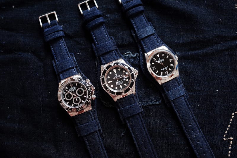 Simple Union 推出全新藍染製飛行員軍錶帶