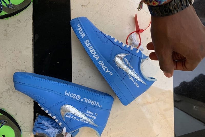 Virgil Abloh 曝光全新 Off-White™ x Nike Air Force 1「University Blue」鞋款