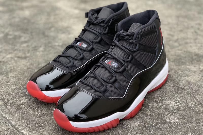 Air Jordan 11「Bred」2019 年復刻版本實鞋預覽