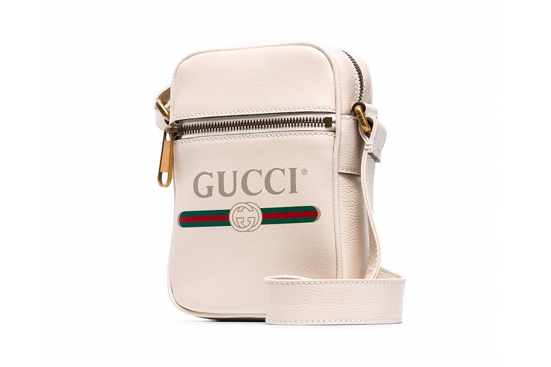 Gucci 全新印花 Logo 斜肩包上架