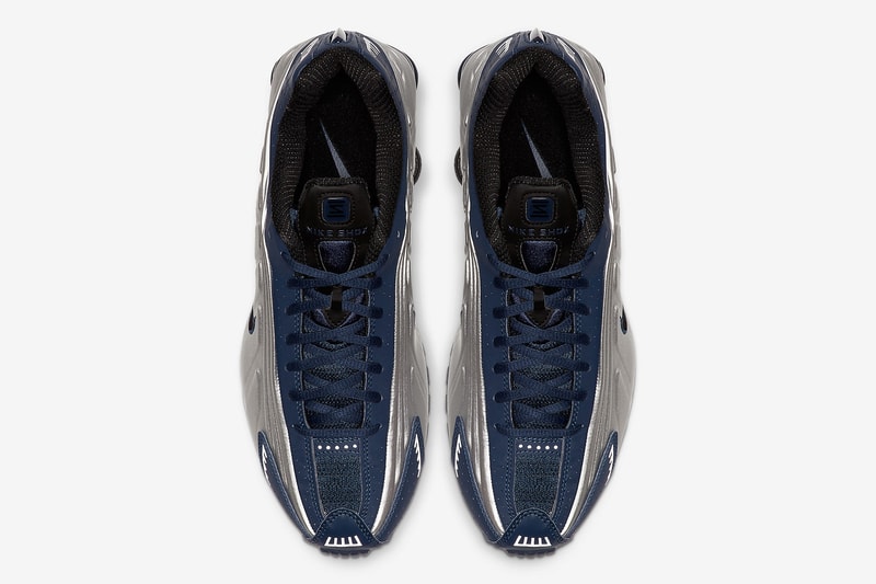 聯乘續勢－Nike Shox R4「Silver Navy」配色回歸