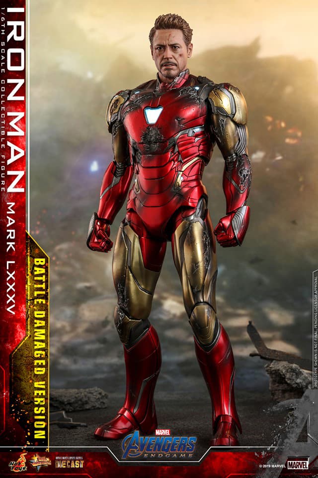 「I am Iron Man！」Hot Toys 推出 1:6 比例 Iron Man Mark LXXXV 戰損版珍藏人偶