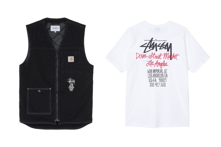 Stüssy 聯合 Carhartt WIP 為 Dover Street Market 打造全新聯名獨佔系列