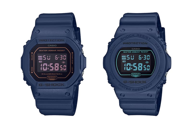 元祖藍－G-Shock 推出 Tonal 海軍藍 DW-5600 及 DW-5700