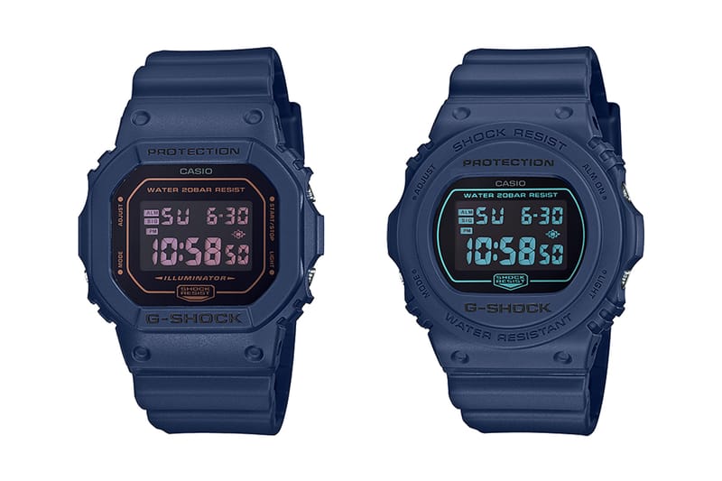 元祖藍－G-Shock 推出 Tonal 海軍藍 DW-5600 及 DW-5700