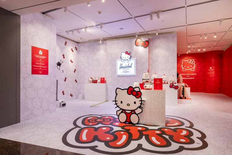 走進 Herschel Supply x Hello Kitty 45 週年別注系列 Pop-Up 期限店