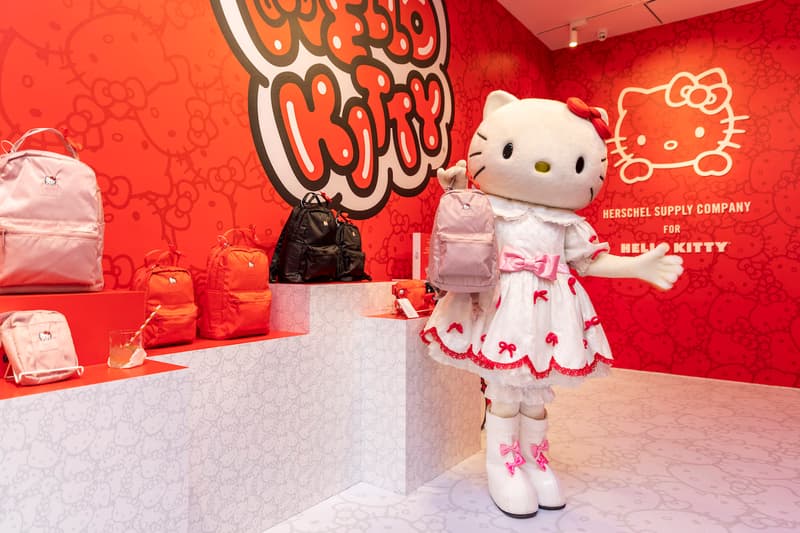 走進 Herschel Supply x Hello Kitty 45 週年別注系列 Pop-Up 期限店